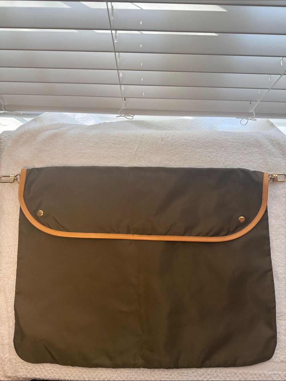 Authentic Louis Vuitton Nylon Insert Tote Suitcase Luggage Garment Bag Vintage